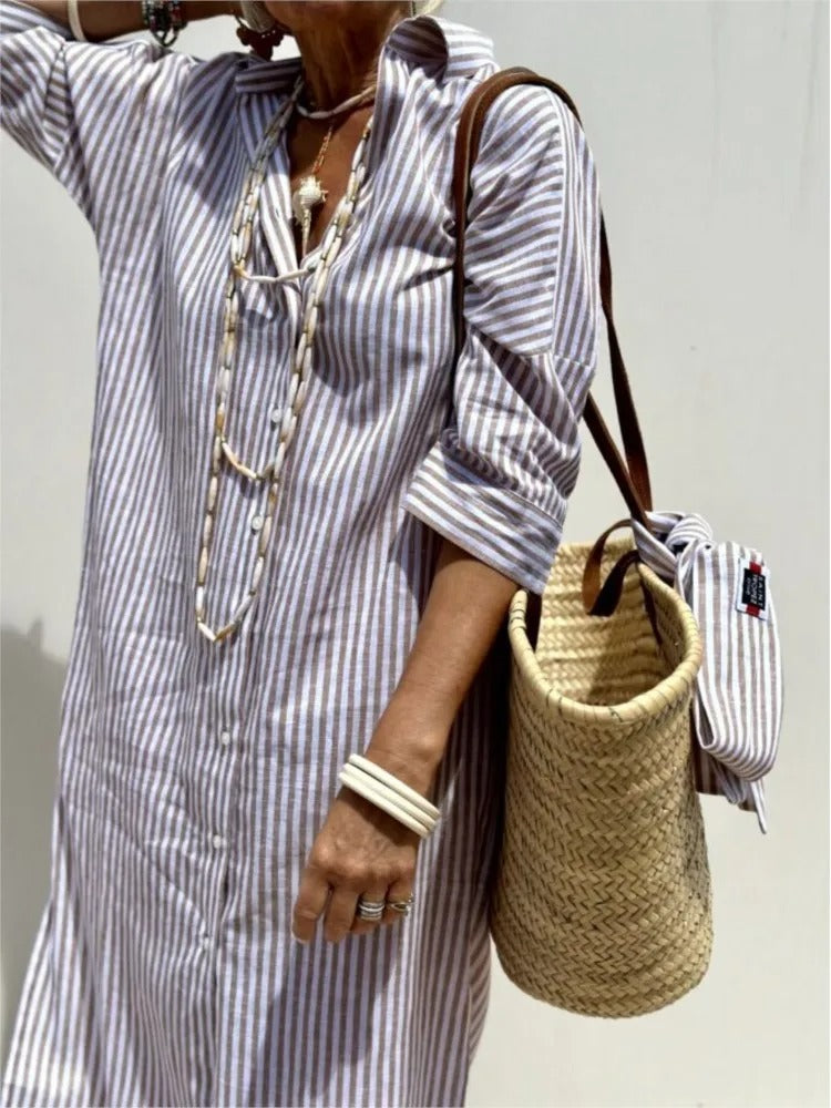 Jennica | Casual Striped Dress