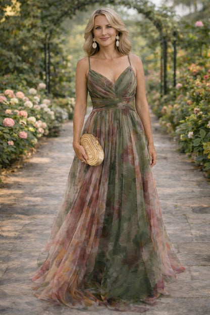 Keira | Floral Sleeveless Maxi Dress