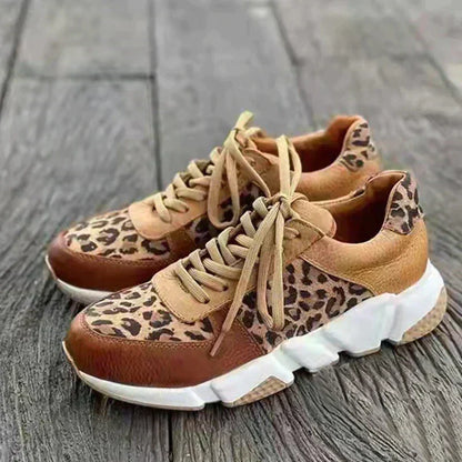 Zeenat | Comfortable Leopard Sneakers