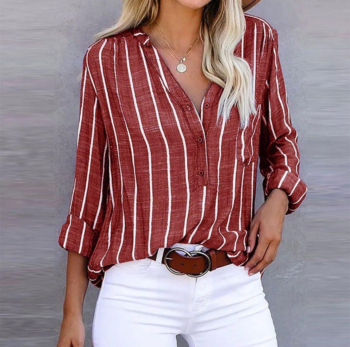 Morgan | Striped Casual Blouse