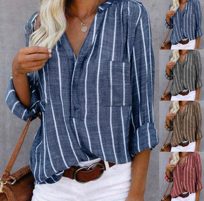 Morgan | Striped Casual Blouse