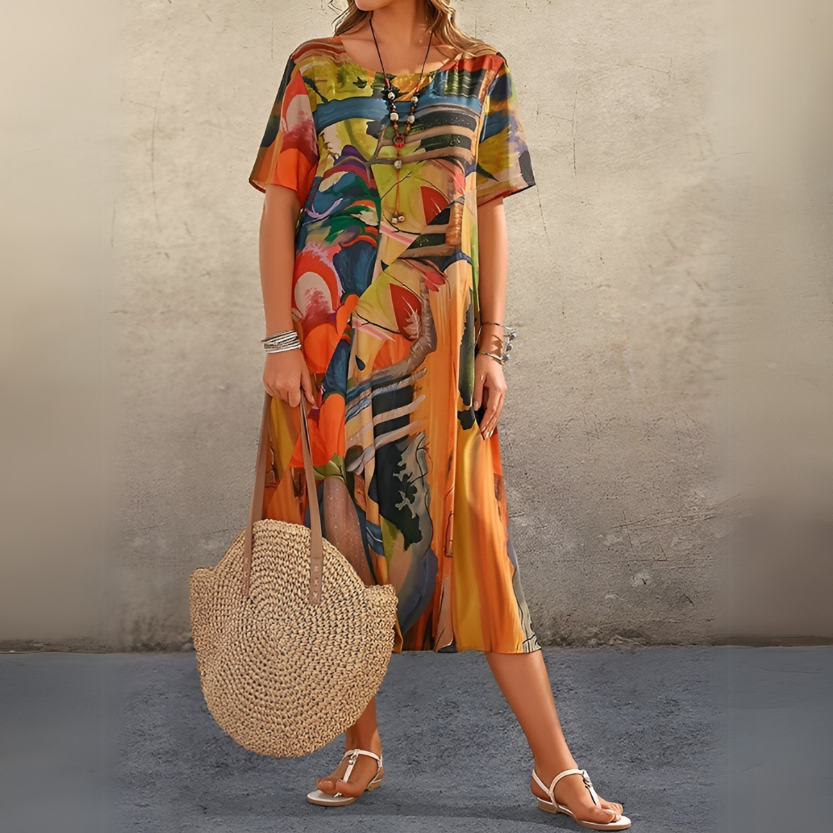 Misty | Floral Swing Dress