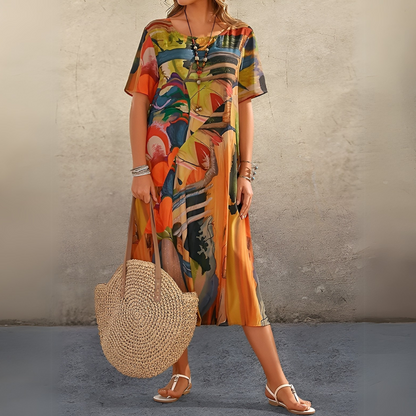 Misty | Floral Swing Dress