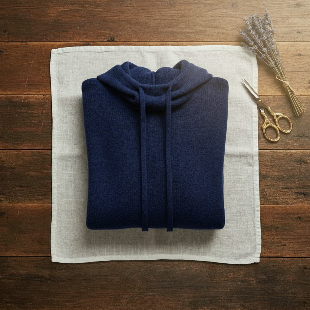 Mae – Cowl Neck Drawstring Knit Jumper