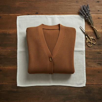 Lori – Longline Button-Front Knit Cardigan