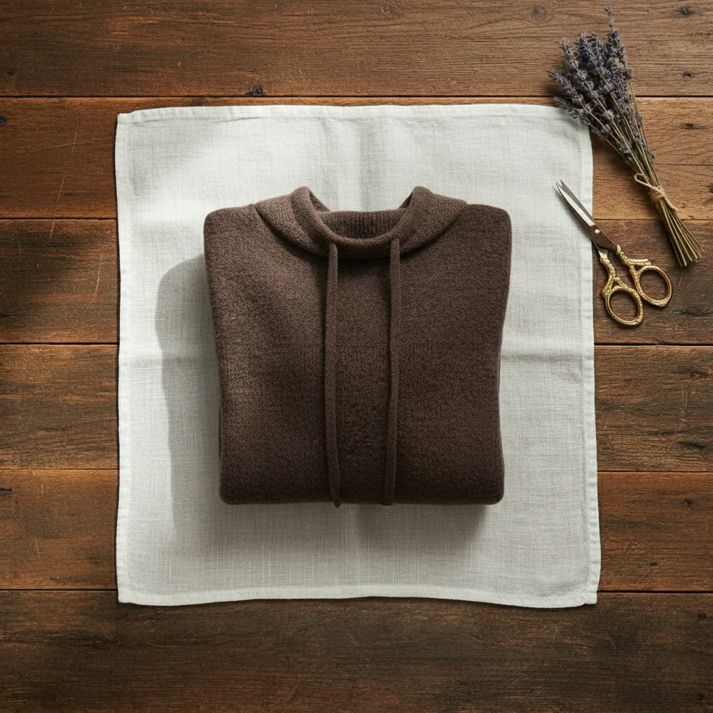 Mae – Cowl Neck Drawstring Knit Jumper