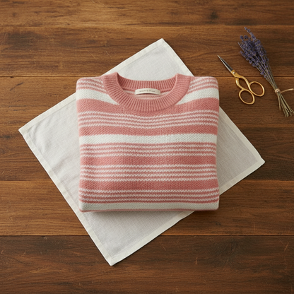 Odessa – Striped Knit Crew Neck Jumper