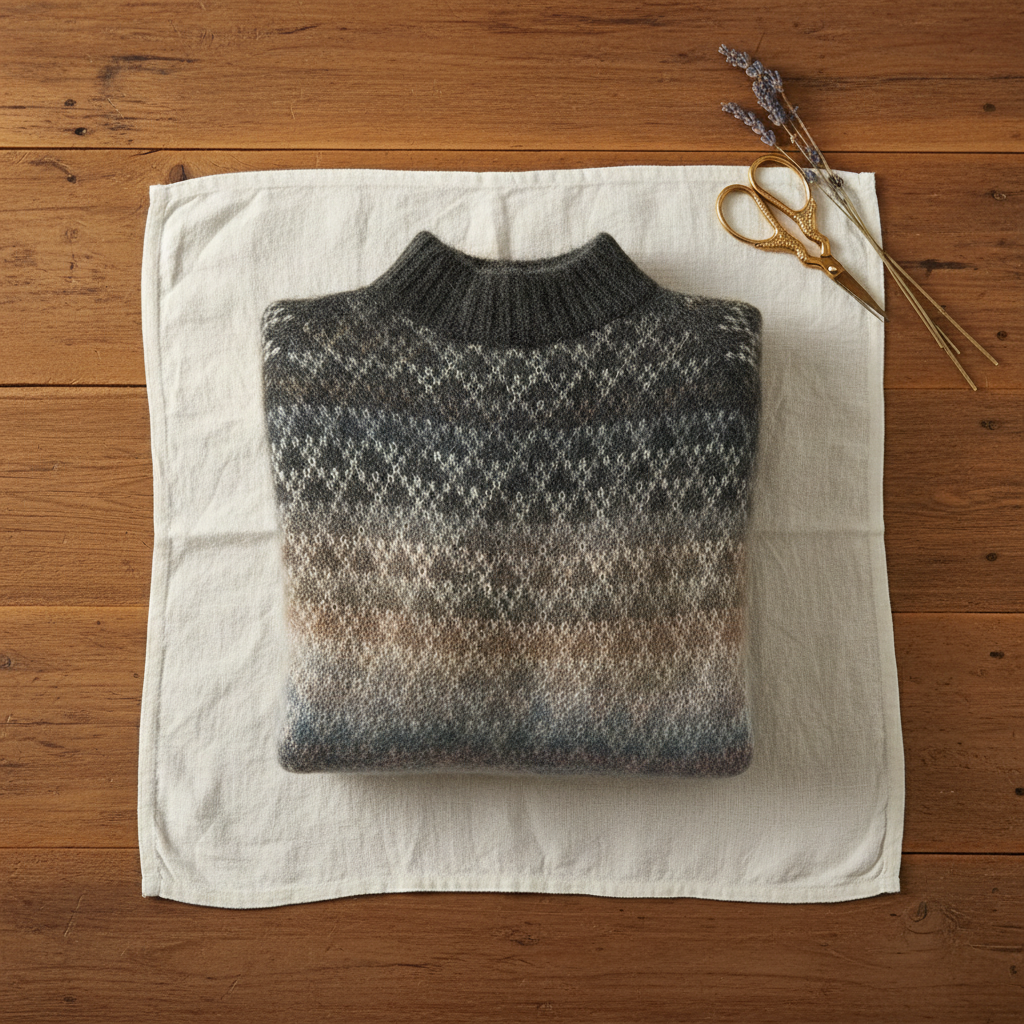 Earlene – Fair Isle Turtleneck Knit Jumper