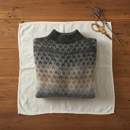 Earlene – Fair Isle Turtleneck Knit Jumper