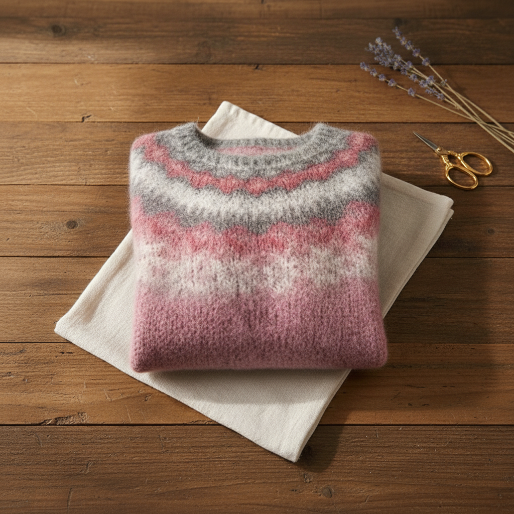 Beverly – Fair Isle Yoke Knit Jumper