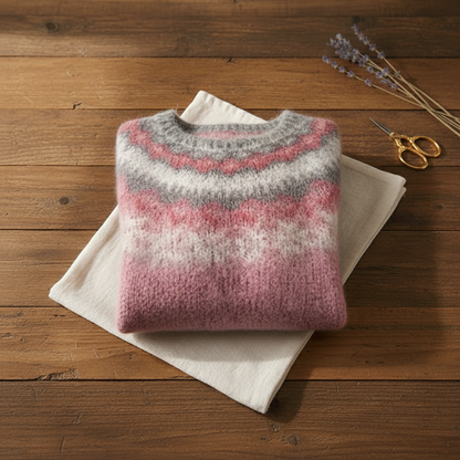 Beverly – Fair Isle Yoke Knit Jumper
