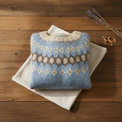 Roberta – Fair Isle Knit Jumper