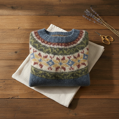 Vivian – Fair Isle Knit Jumper