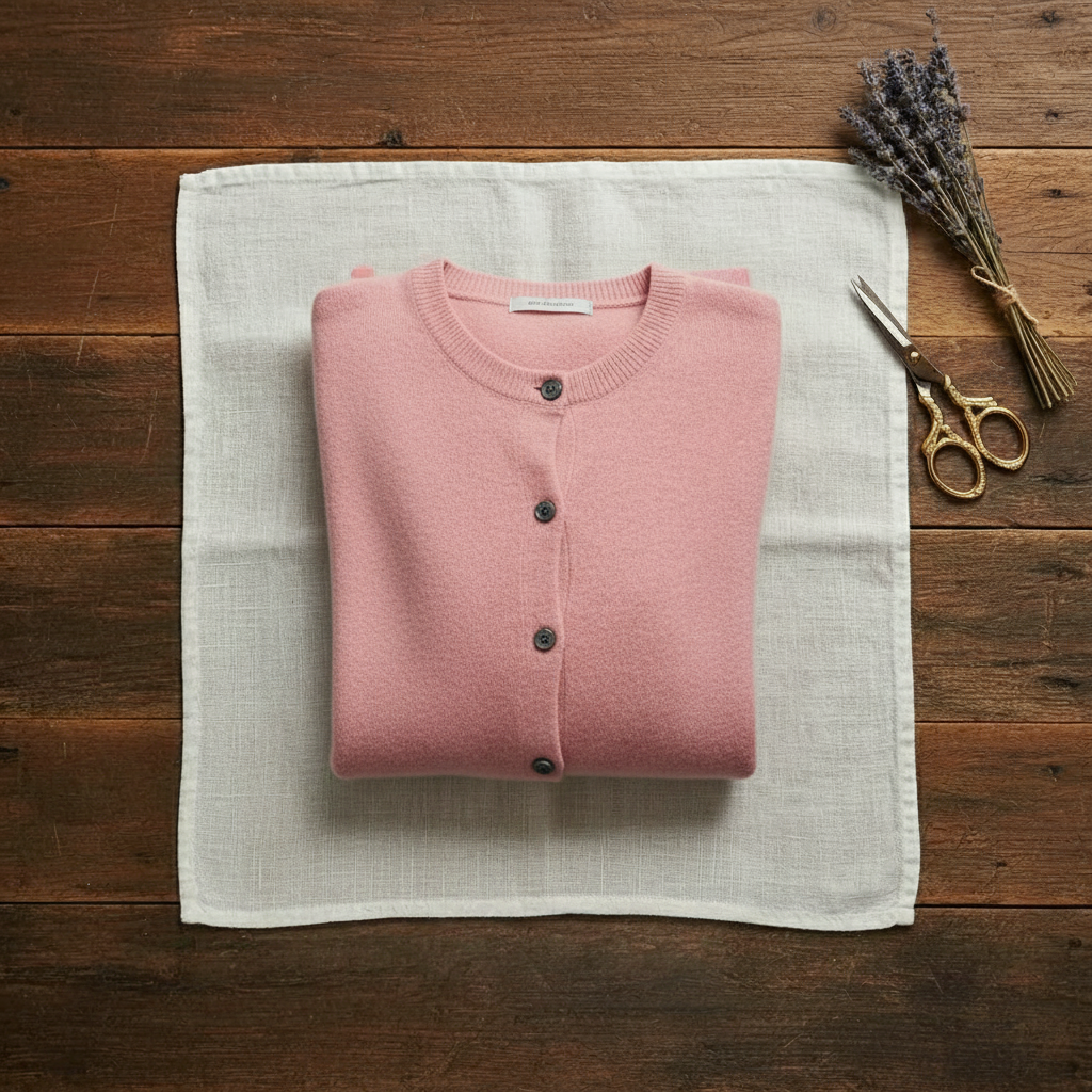 Cassandra – Crew Neck Button Knit Cardigan