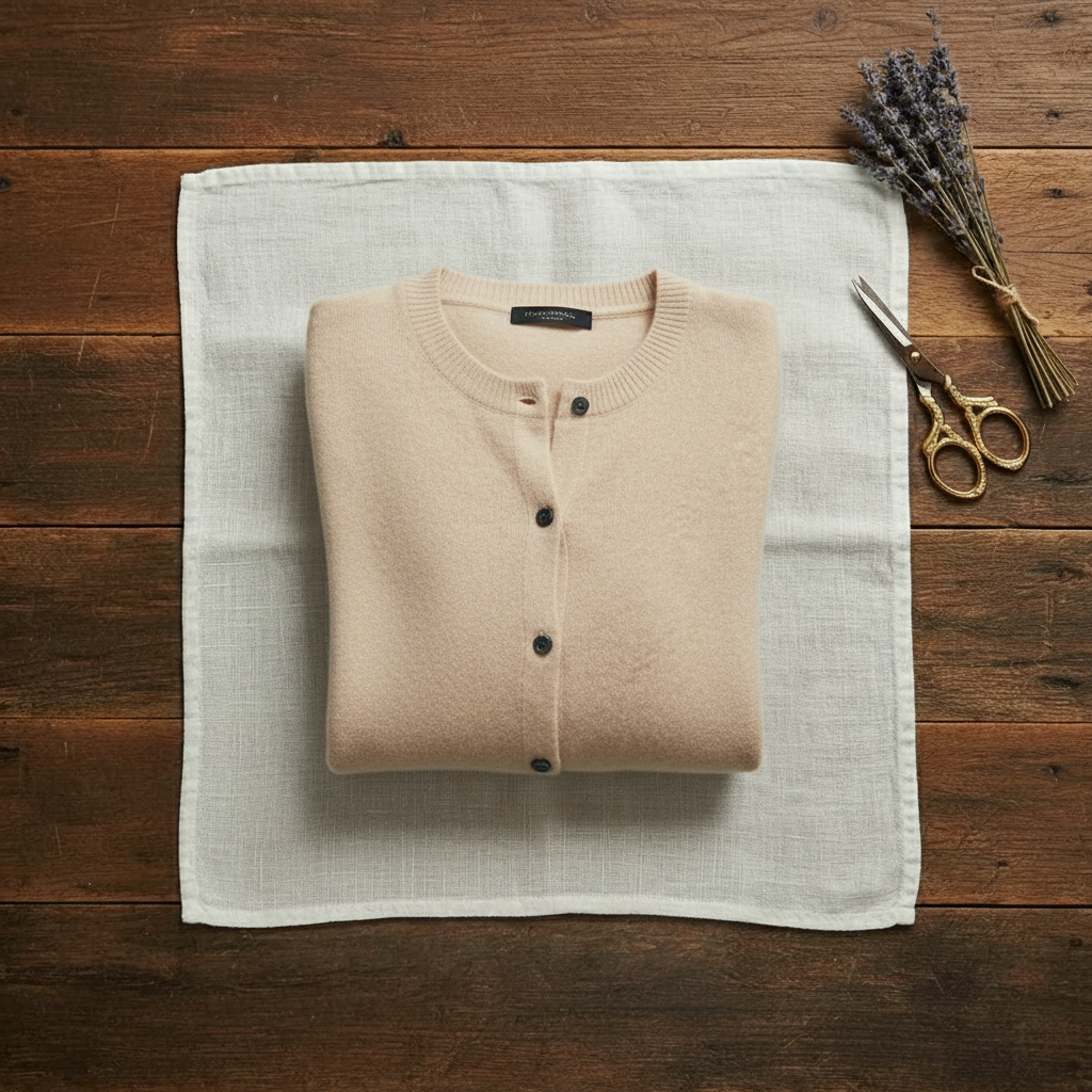Cassandra – Crew Neck Button Knit Cardigan