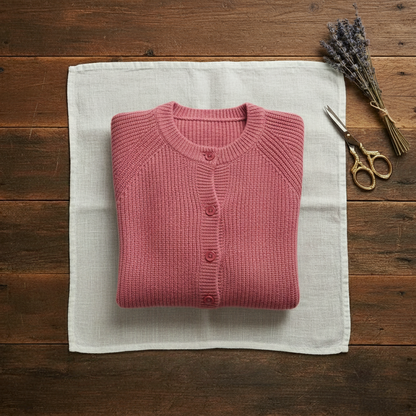 Bonita – Ribbed Knit Button-Up Cardigan