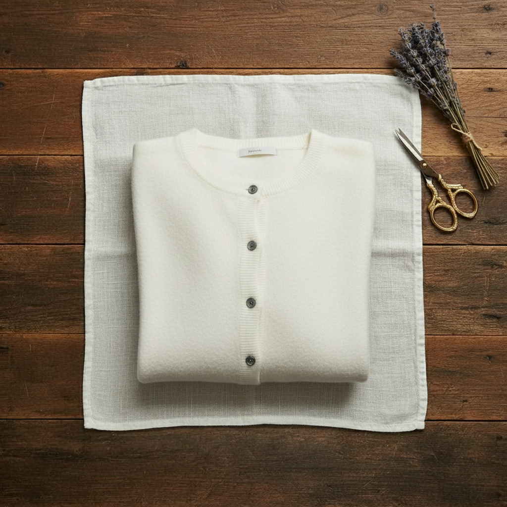 Cassandra – Crew Neck Button Knit Cardigan