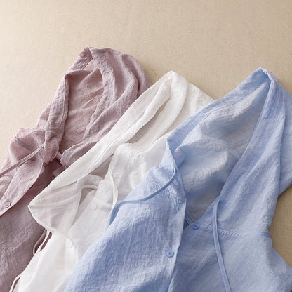 Kiana | Lightweight Hoodie with Buttons