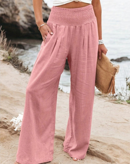 Krista | High Waist Soft-Weave Pants