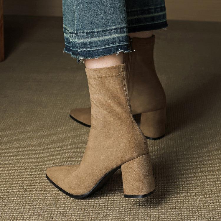 Racquel | Polished Ankle Boots