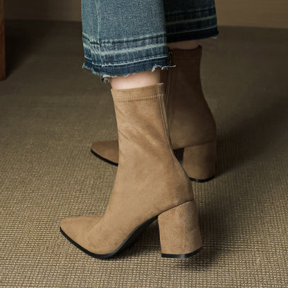 Racquel | Polished Ankle Boots
