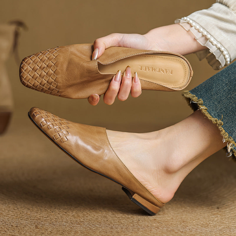 Donna | Smooth Slip-On Mules