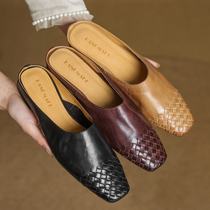 Donna | Smooth Slip-On Mules