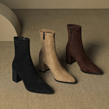 Racquel | Polished Ankle Boots