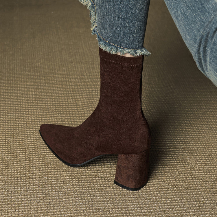 Racquel | Polished Ankle Boots