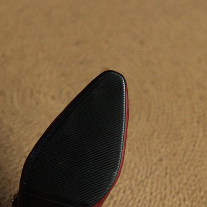 Wilhelmina | Smooth Slip-On Mules