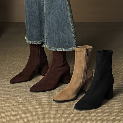 Racquel | Polished Ankle Boots
