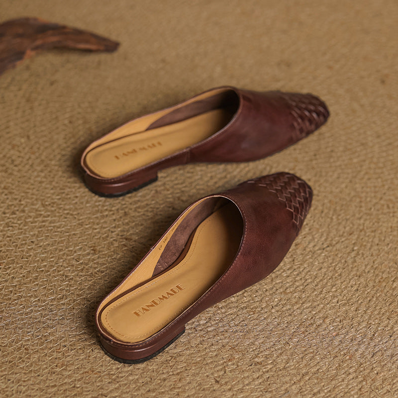Donna | Smooth Slip-On Mules