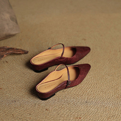 Wilhelmina | Smooth Slip-On Mules