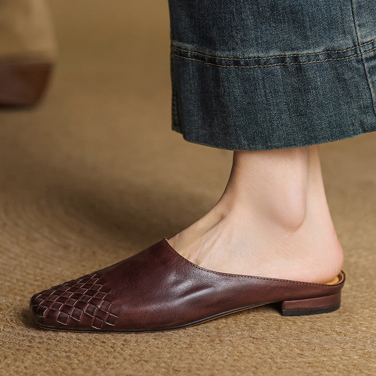 Donna | Smooth Slip-On Mules
