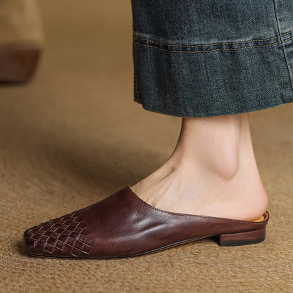 Donna | Smooth Slip-On Mules