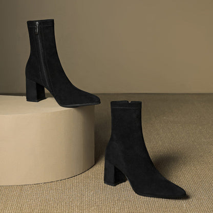 Racquel | Polished Ankle Boots