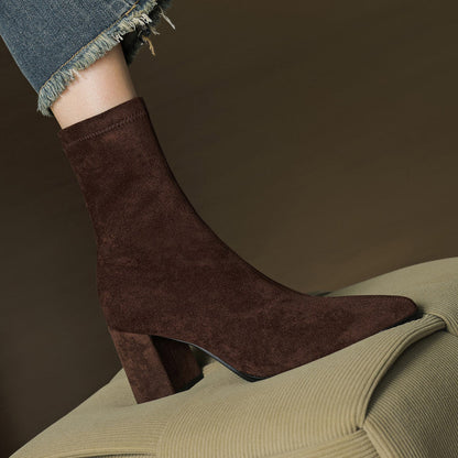 Racquel | Polished Ankle Boots