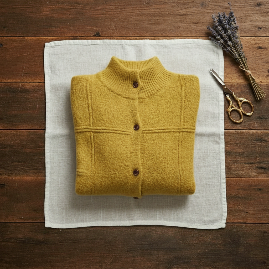 Erin – Mock Neck Button-Up Knit Cardigan