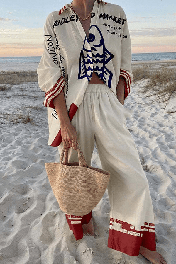 Tisha | Linen-Look Set