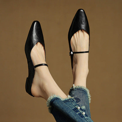 Wilhelmina | Smooth Slip-On Mules