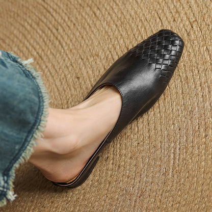 Donna | Smooth Slip-On Mules
