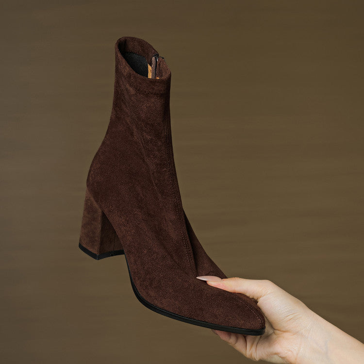 Racquel | Polished Ankle Boots