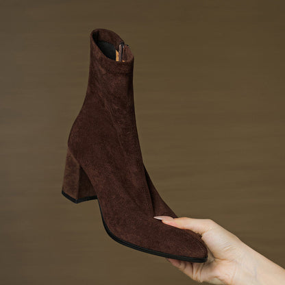 Racquel | Polished Ankle Boots