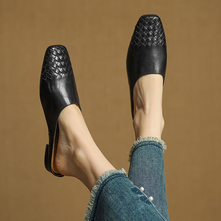 Donna | Smooth Slip-On Mules