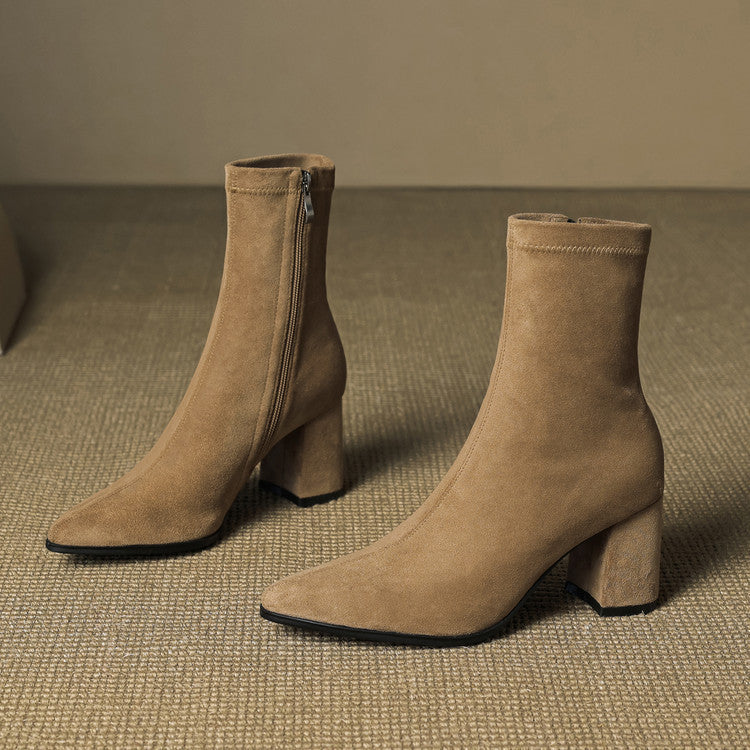 Racquel | Polished Ankle Boots