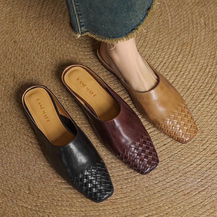 Donna | Smooth Slip-On Mules