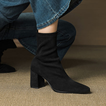 Racquel | Polished Ankle Boots