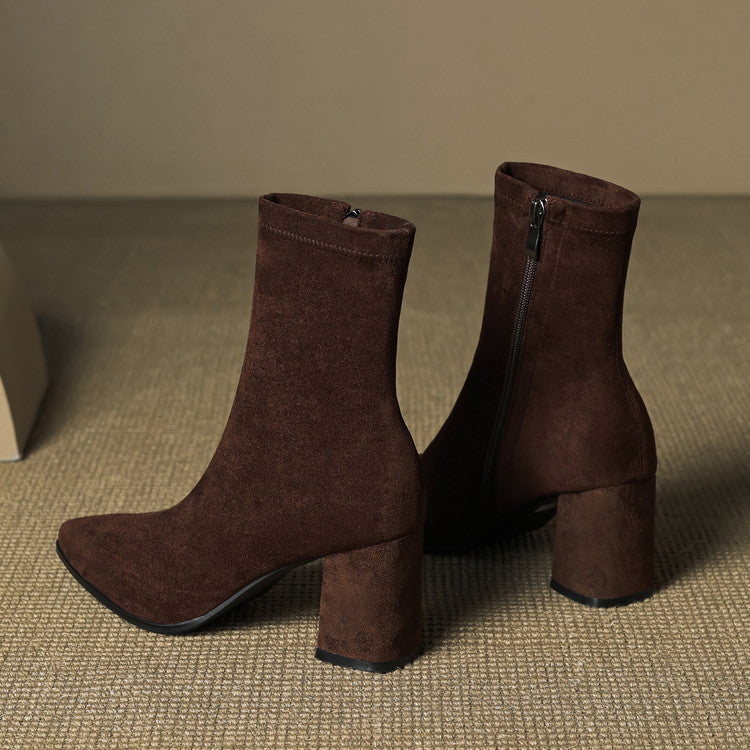 Racquel | Polished Ankle Boots