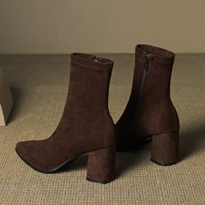 Racquel | Polished Ankle Boots