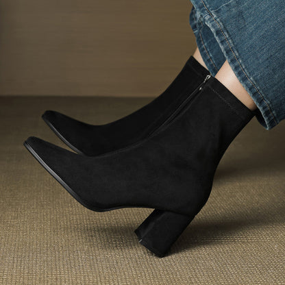 Racquel | Polished Ankle Boots